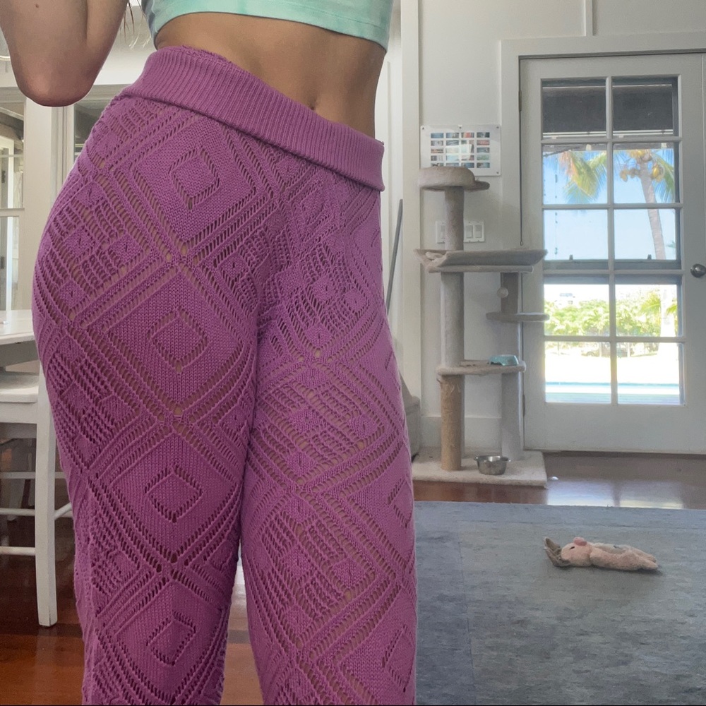 Free people knit pants.